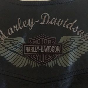Authentic Harley Davidson Leather Vest